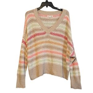 American Eagle pastel sweater, size large‎
